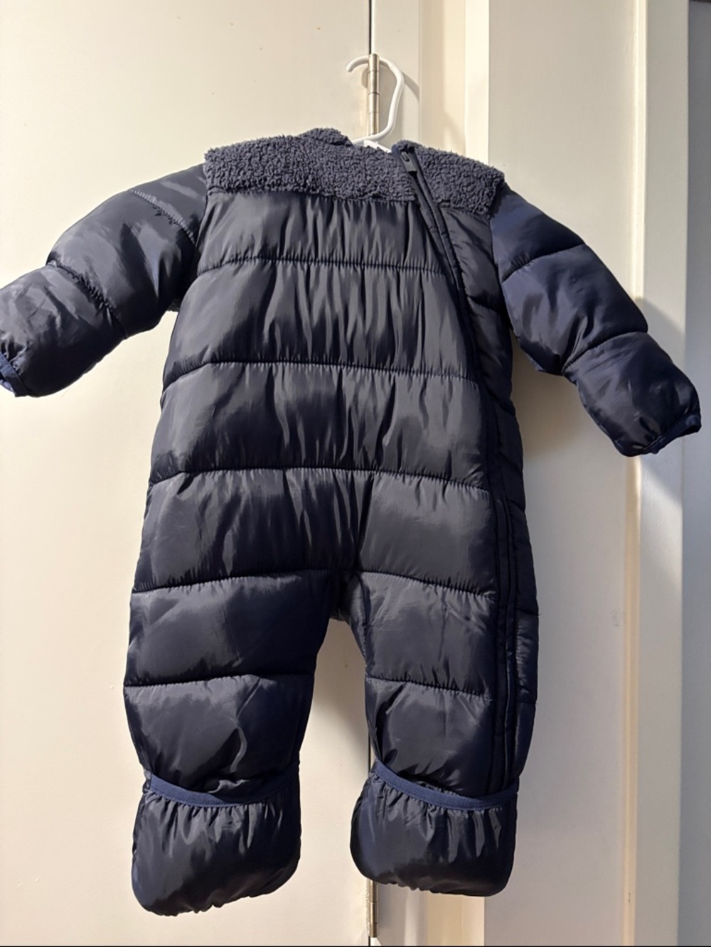 NWOT GAP Baby Navy Fleece-Lined Jacket